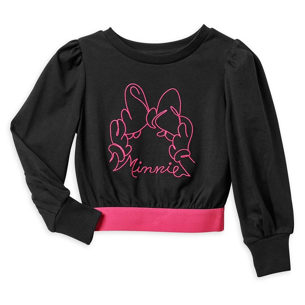 Minnie Mouse Puff Sleeve Fashion Top For Kids