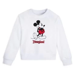 Mickey Mouse Classic Sweatshirt For Kids – Disneyland – White