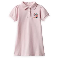 Minnie Mouse And Daisy Duck Polo Shirt Dress For Girls