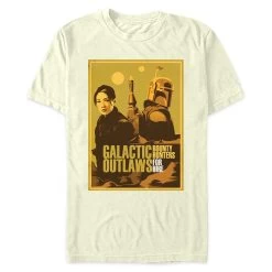 Fennec Shand And Boba Fett ''For Hire'' T-Shirt For Adults – Star Wars: The Book Of Boba Fett