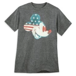 Mickey Mouse Americana Flag T-Shirt For Adults