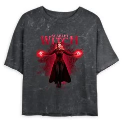 Scarlet Witch Semi-Cropped T-Shirt For Women – Doctor Strange In The Multiverse Of Madness