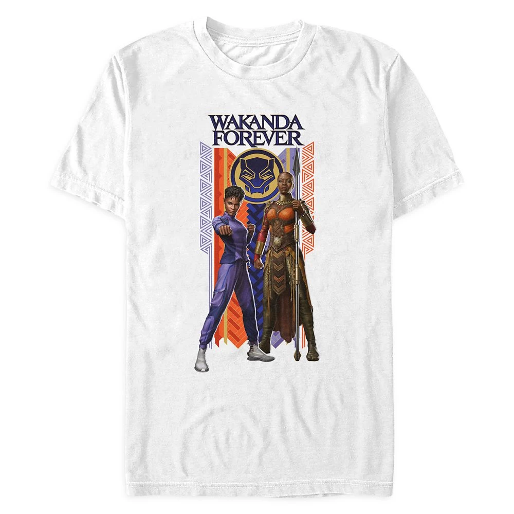Shuri And Okoye T-Shirt For Adults – Black Panther: Wakanda Forever
