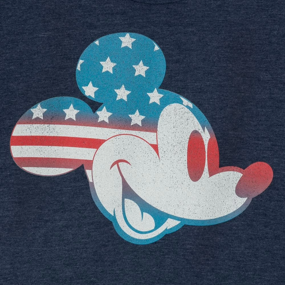 Mickey Mouse Americana Flag T-Shirt For Kids - Image 2