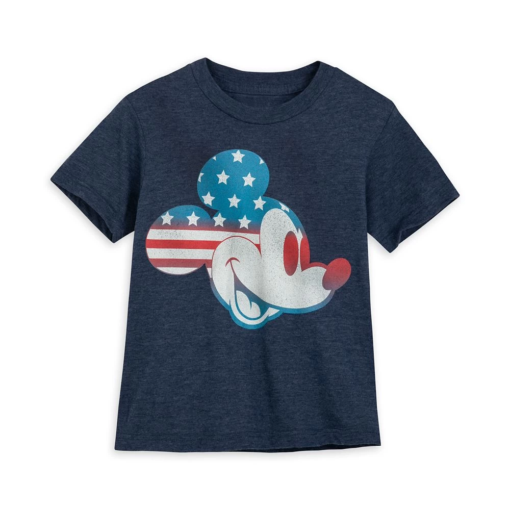 Mickey Mouse Americana Flag T-Shirt For Kids