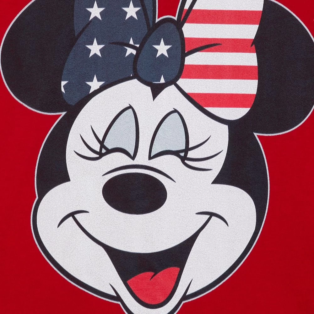 Minnie Mouse Americana Bow T-Shirt For Girls - Image 3