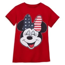Minnie Mouse Americana Bow T-Shirt For Girls