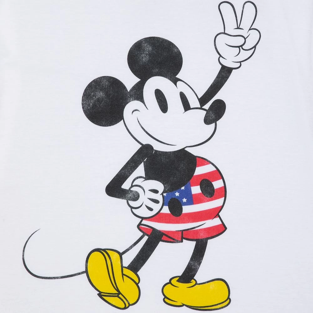 Mickey Mouse Americana Peace T-Shirt For Kids - Image 3
