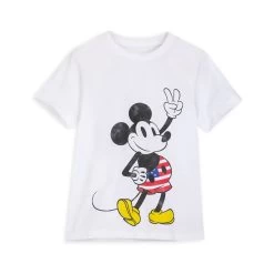 Mickey Mouse Americana Peace T-Shirt For Kids
