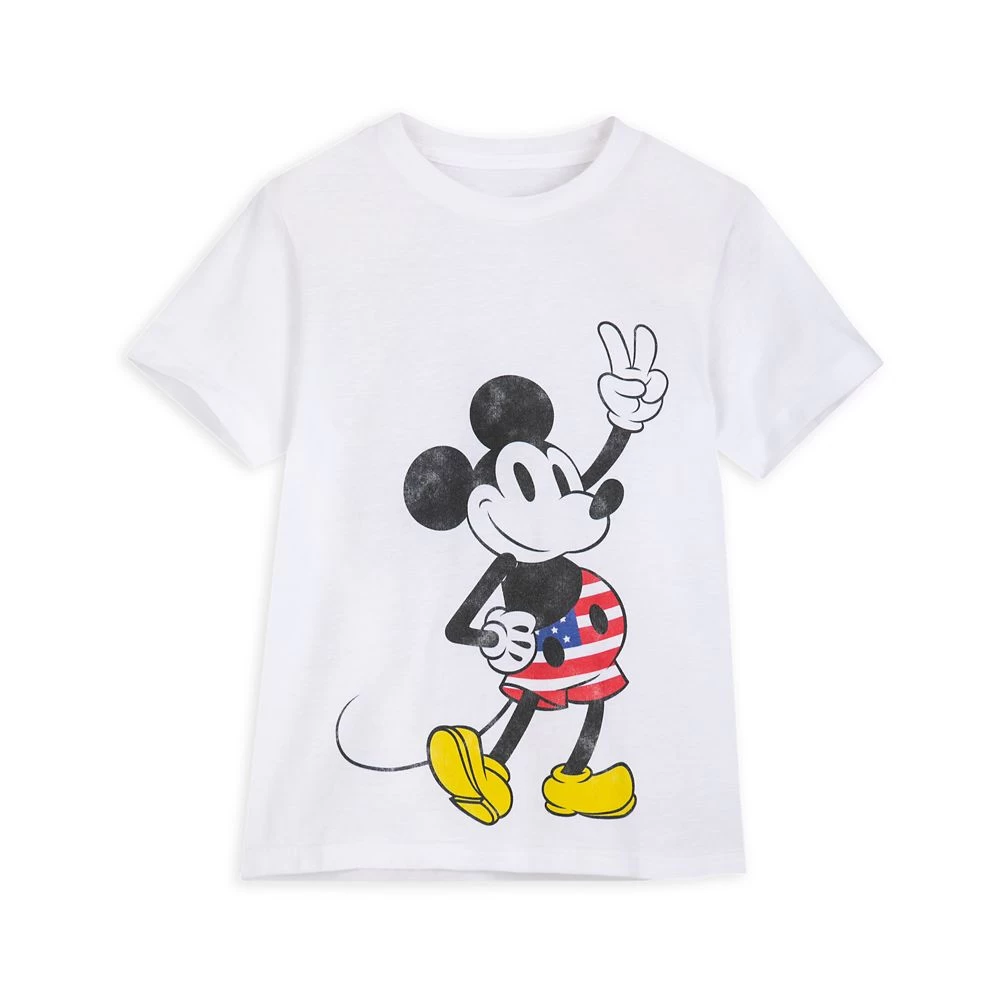 Mickey Mouse Americana Peace T-Shirt For Kids