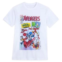 Mickey Mouse And Friends – Avengers Comic T-Shirt For Adults – Disney100