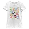 Mickey Mouse Flower Power T-Shirt For Girls
