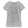 Mickey Mouse Floral Icon T-Shirt For Girls