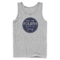 LIGHTSABER ''May The Fourth Be With You'' Tank Top For Adults – Star Wars